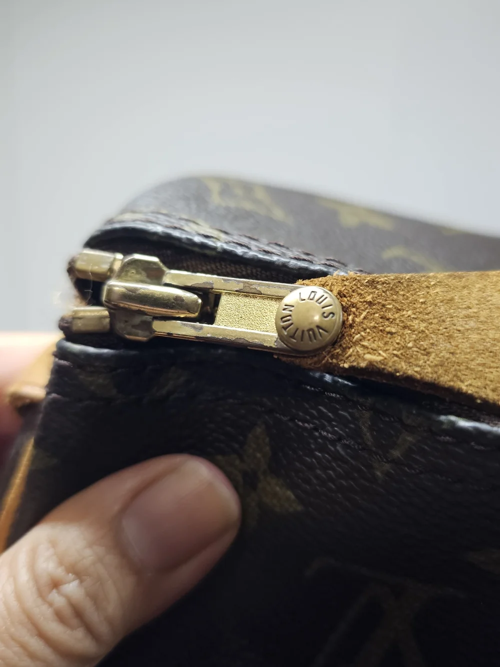 Louis Vuitton Brown Monogram Canvas Travel Bag